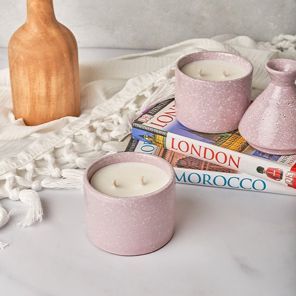 zwin candle vessele pink 4
