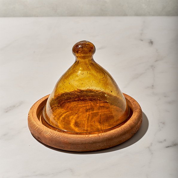 small ottoman plate yellow 1